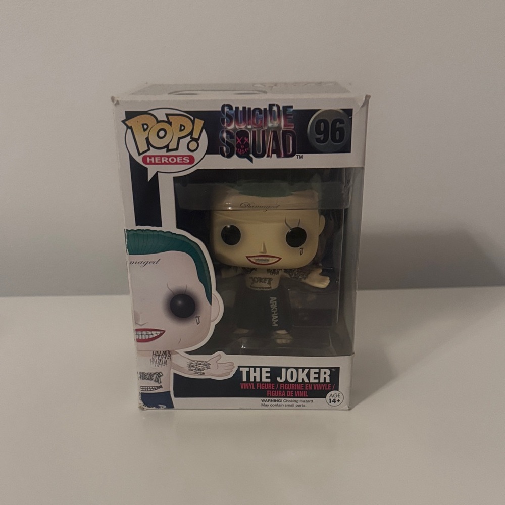 Funko The Joker Pop! Vinyl - Green Hair, Cream Skin, Black Details